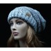    CC Beanie Cap Bubble Knit Over Slouch Baggy Hat Winter Ski Hat  eb-32878232